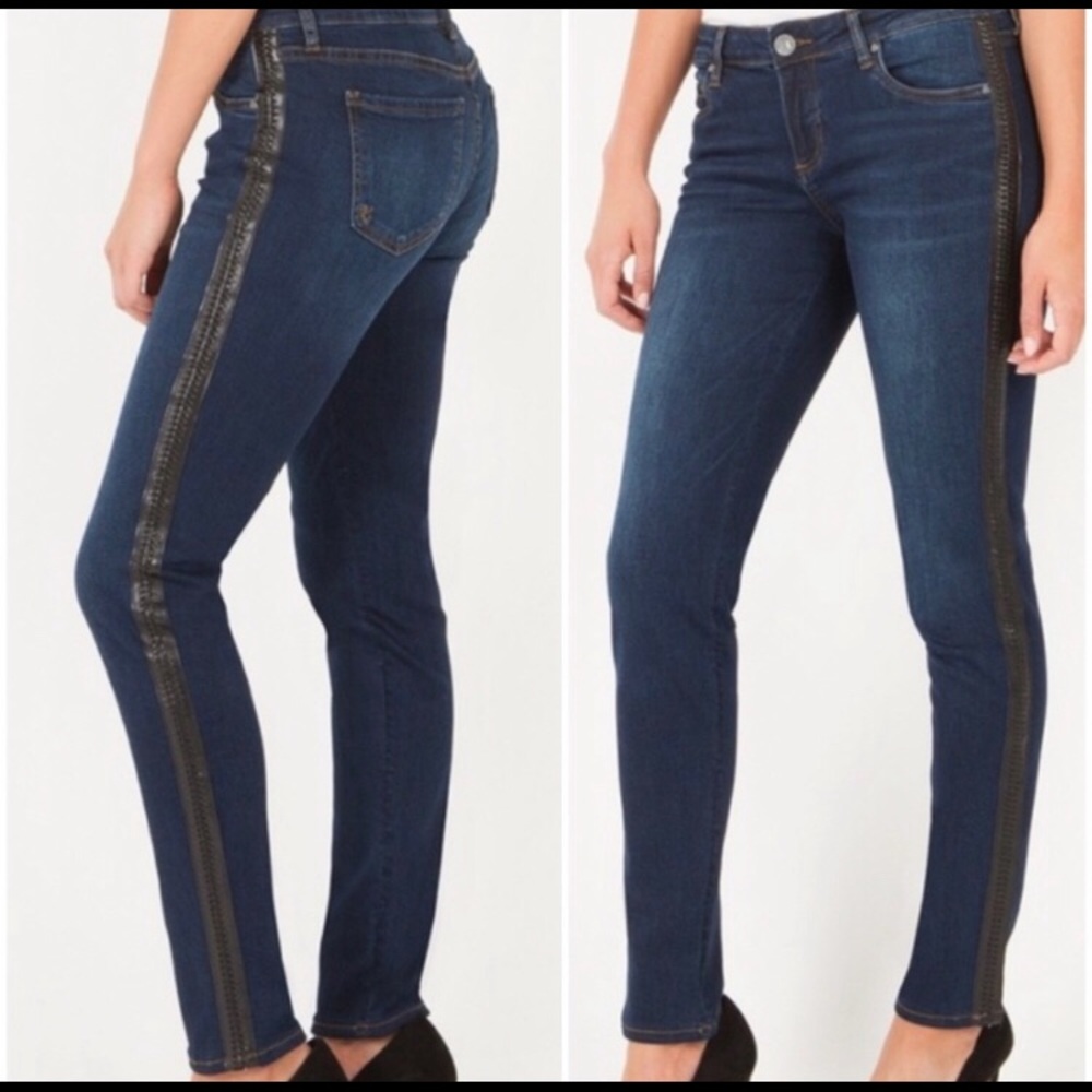 KUT from the Kloth Diana Braided Straight Jeans